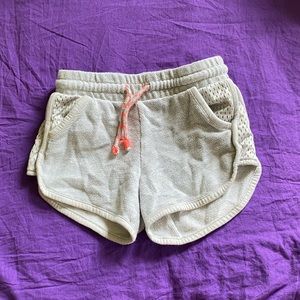 Girls Gray Play Shorts